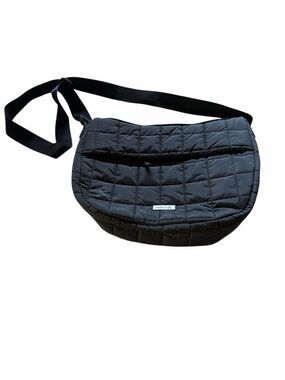 Reebok Black Quilted Crossbody Shoulder Bag